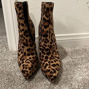 Forever 21 Cheetah Print Booties